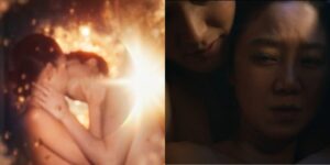 When the Stars Gossip: Eve and Gong Ryong Share a Passionate Embrace
